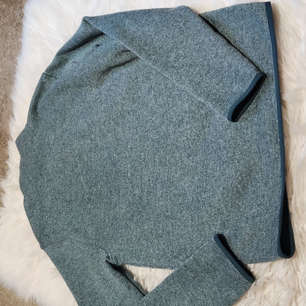 Men's J Crew half zip fleece pullover- medium - Picture 7 of 9
